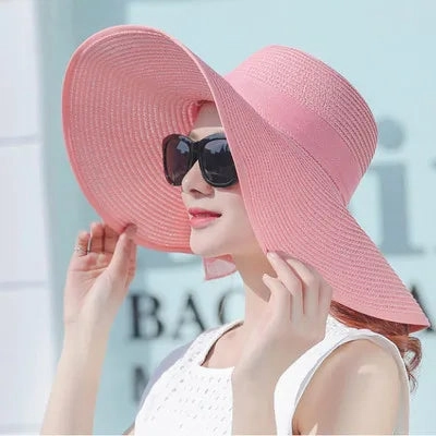 Chapeau de Paille  Larges Bords C Style Estival Souple
