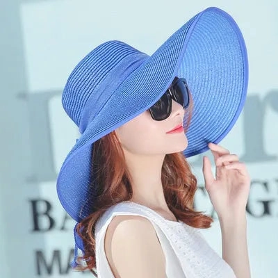 Chapeau de Paille  Larges Bords C Style Estival Souple