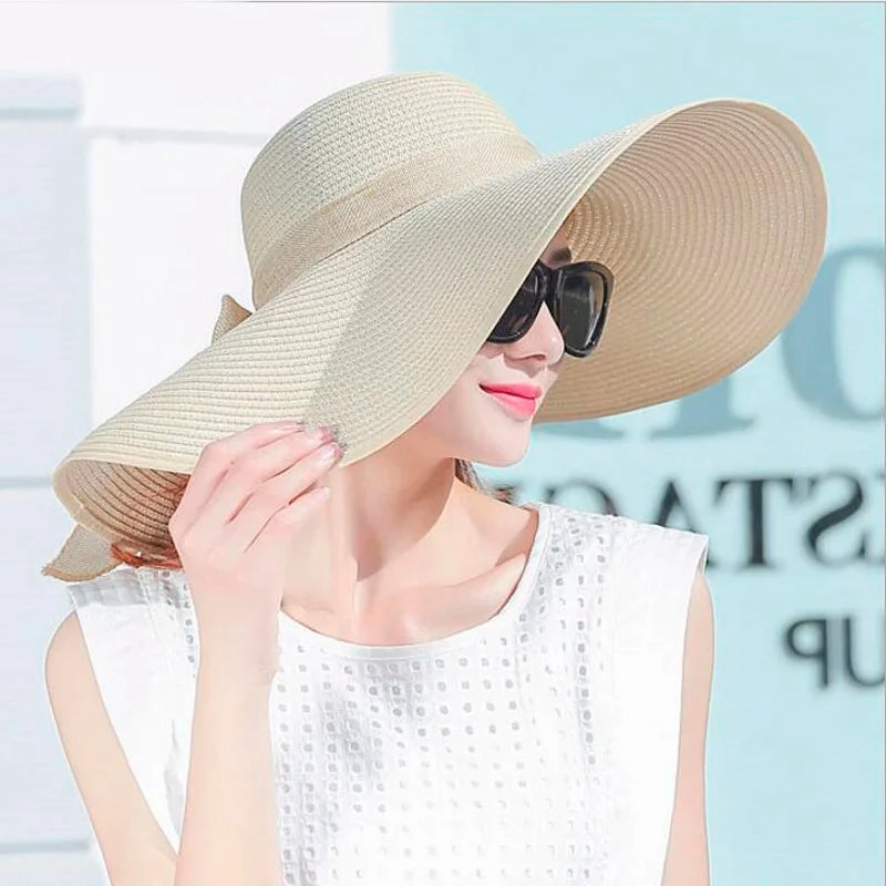Chapeau de Paille  Larges Bords C Style Estival Souple