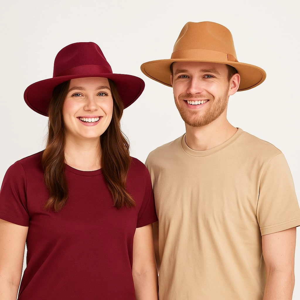 Chapeau Fedora Color Coton