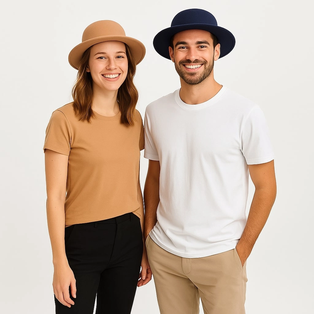 Chapeau Fedora Coton Mixte - Casual