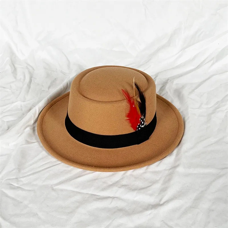 Chapeau Fedora Coton  Plume