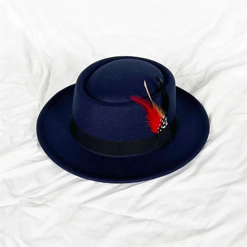 Chapeau Fedora Coton  Plume