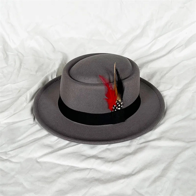 Chapeau Fedora Coton  Plume