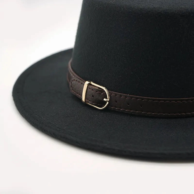 Chapeau Fedora Plat Classy Chic