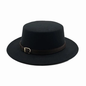 Chapeau Fedora Plat Classy Chic spring-straw-hat