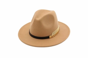 Chapeau Fedora Style British Plume spring-straw-hat