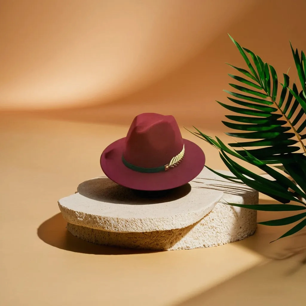Chapeau Fedora Style British Plume