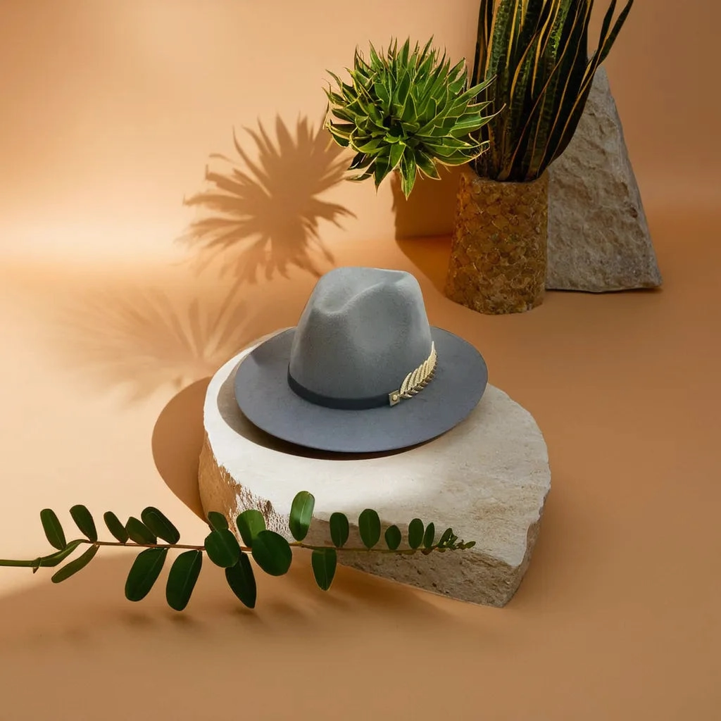 Chapeau Fedora Style British Plume