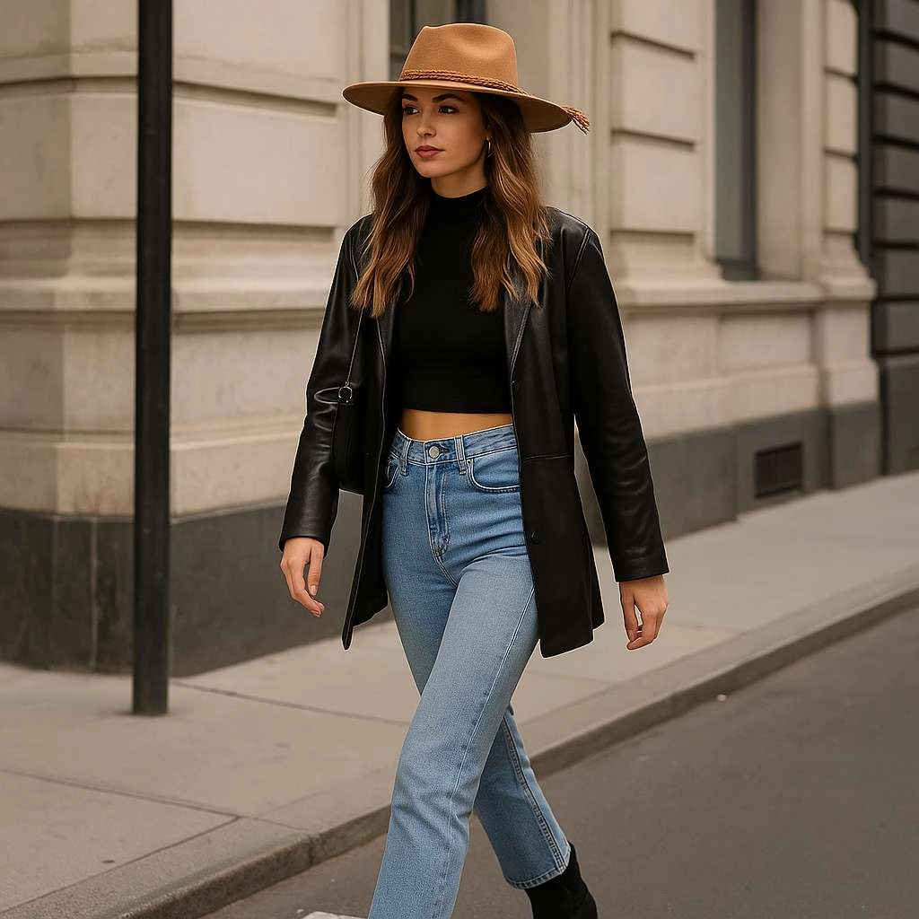 Chapeau Fedora Suede Classy