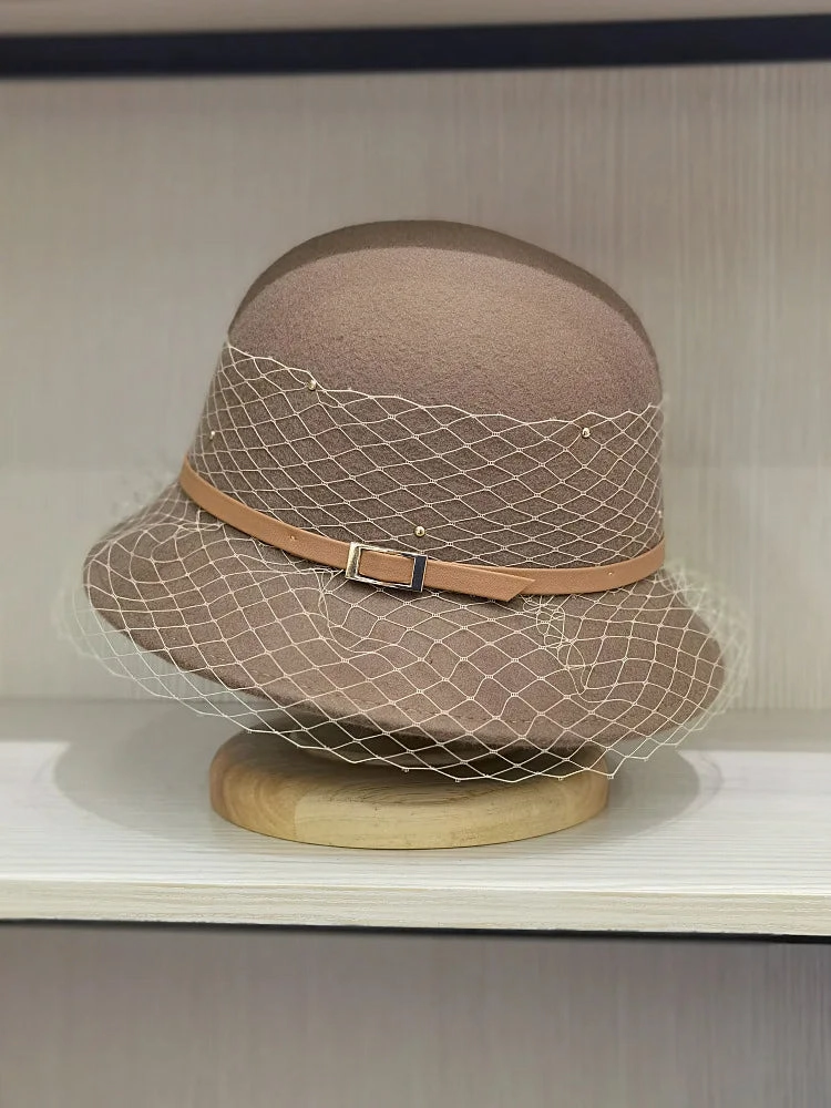 Chapeau Melon Cloche en Laine - Rtro spring-straw-hat
