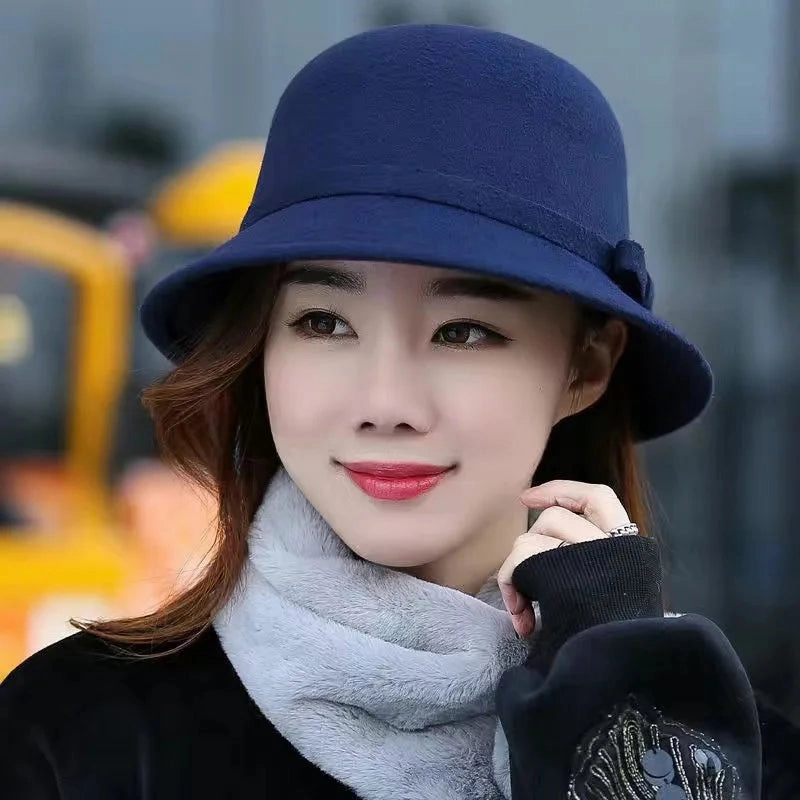 Chapeau Melon Cloche Femme - Ajustable