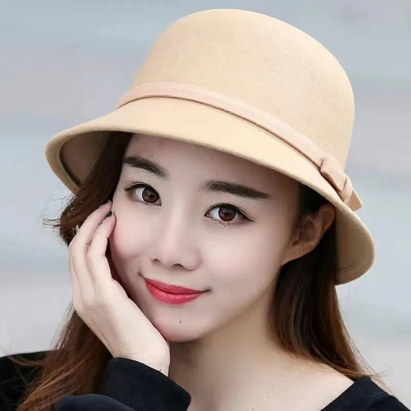 Chapeau Melon Cloche Femme - Ajustable