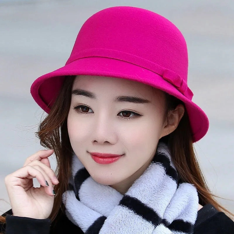 Chapeau Melon Cloche Femme - Ajustable