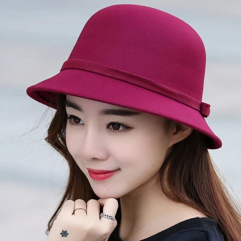 Chapeau Melon Cloche Femme - Ajustable