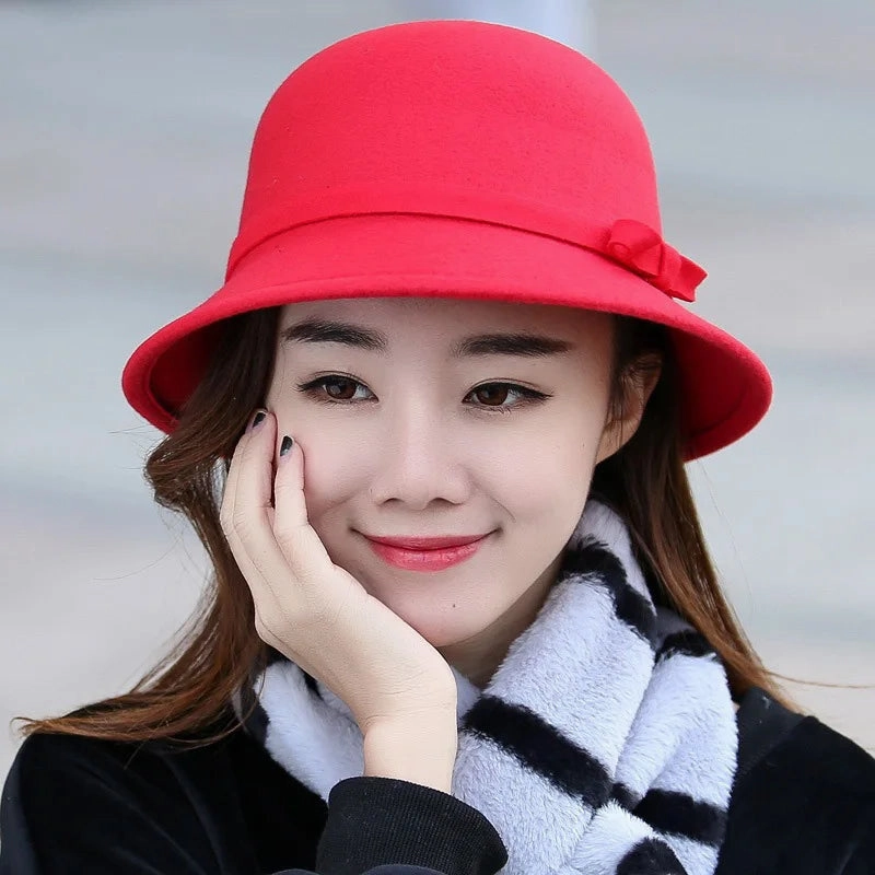 Chapeau Melon Cloche Femme - Ajustable