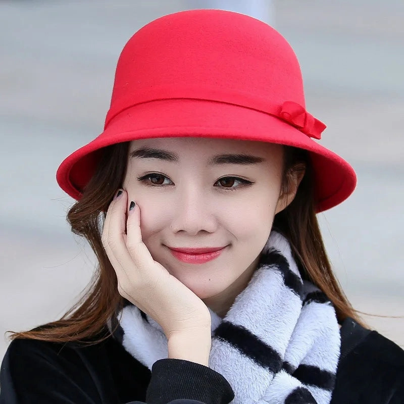 Chapeau Melon Cloche Femme - Ajustable