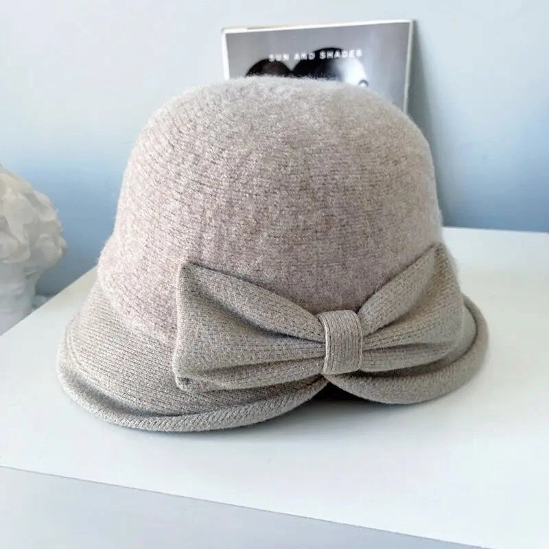 Chapeau Melon Cloche Femme pais Hiver