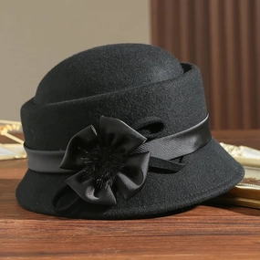 Chapeau Melon Cloche Femme pais Noeud spring-straw-hat