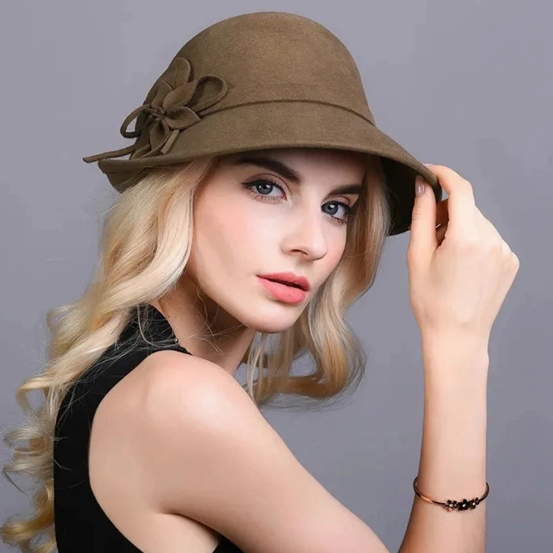 Chapeau Melon Cloche Femme Style British