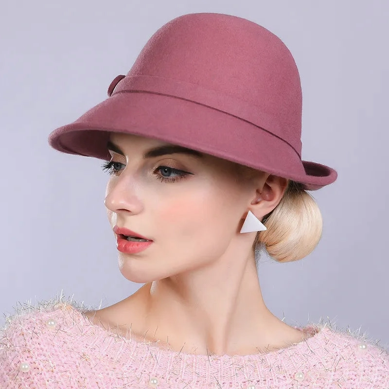 Chapeau Melon Cloche Femme Style British