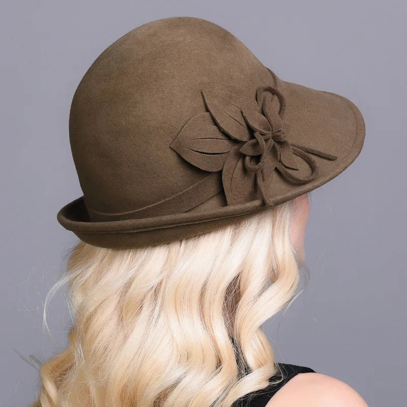 Chapeau Melon Cloche Femme Style British