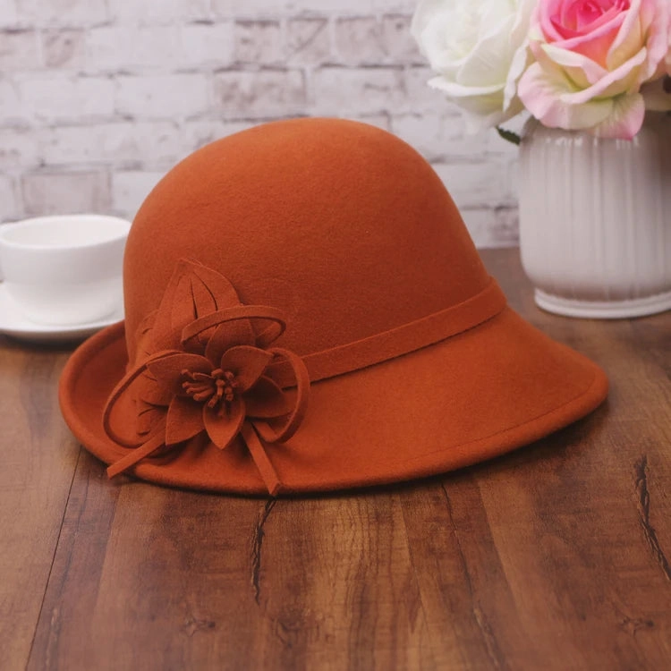 Chapeau Melon Cloche Femme Style British