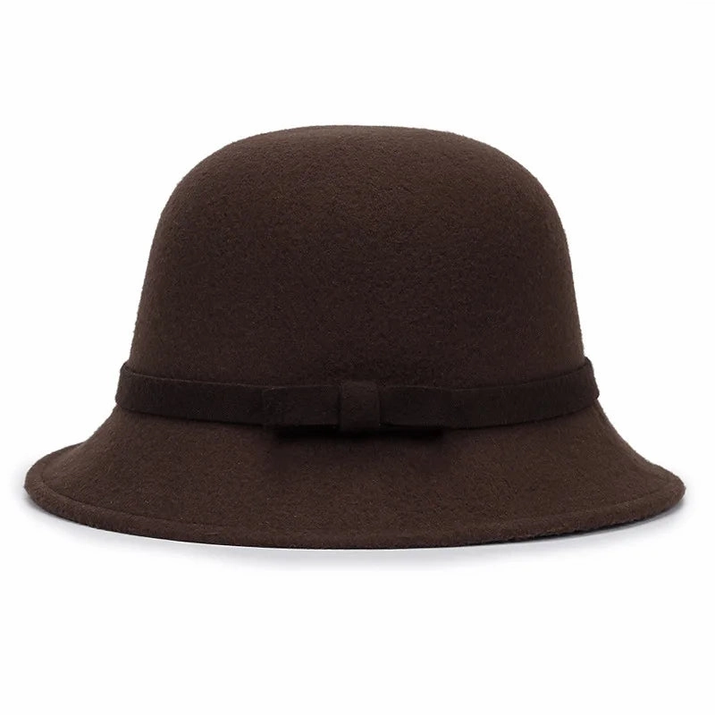 Chapeau Melon Cloche Femme Suede
