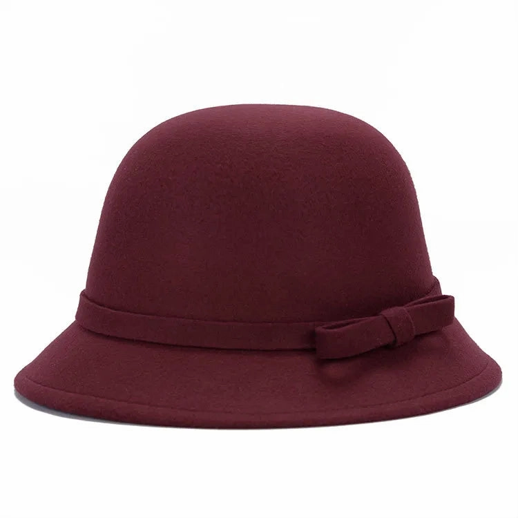 Chapeau Melon Cloche Femme Suede