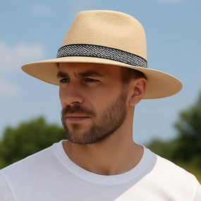 Chapeau Panama Bord Large C Mateo spring-straw-hat