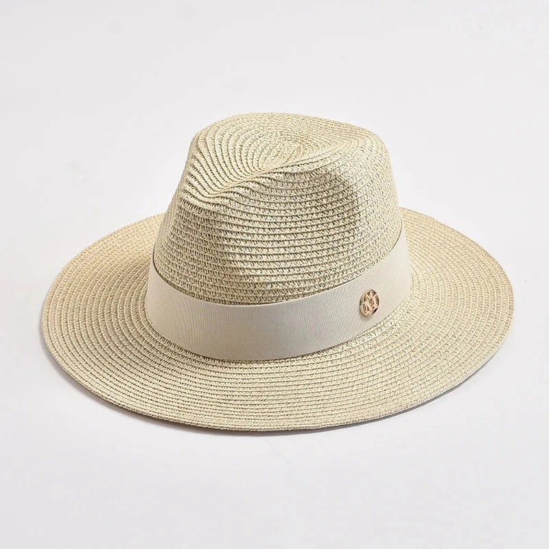 Chapeau Panama Classique Bande Contraste C Milano spring-straw-hat