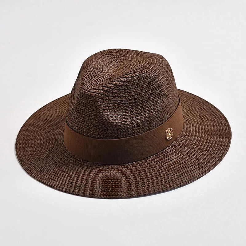 Chapeau Panama Classique Bande Contraste C Milano