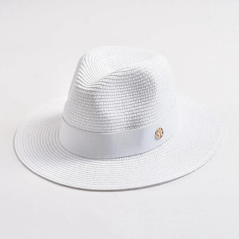 Chapeau Panama Classique Bande Contraste C Milano