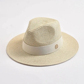 Chapeau Panama Classique Bande Contraste C Milano spring-straw-hat