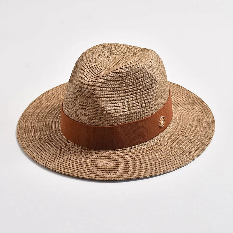 Chapeau Panama Classique Bande Contraste C Milano