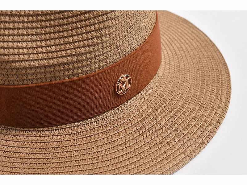 Chapeau Panama Classique Bande Contraste C Milano