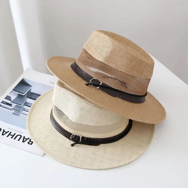 Chapeau Panama Homme Ar Avec Cordon C Solaro