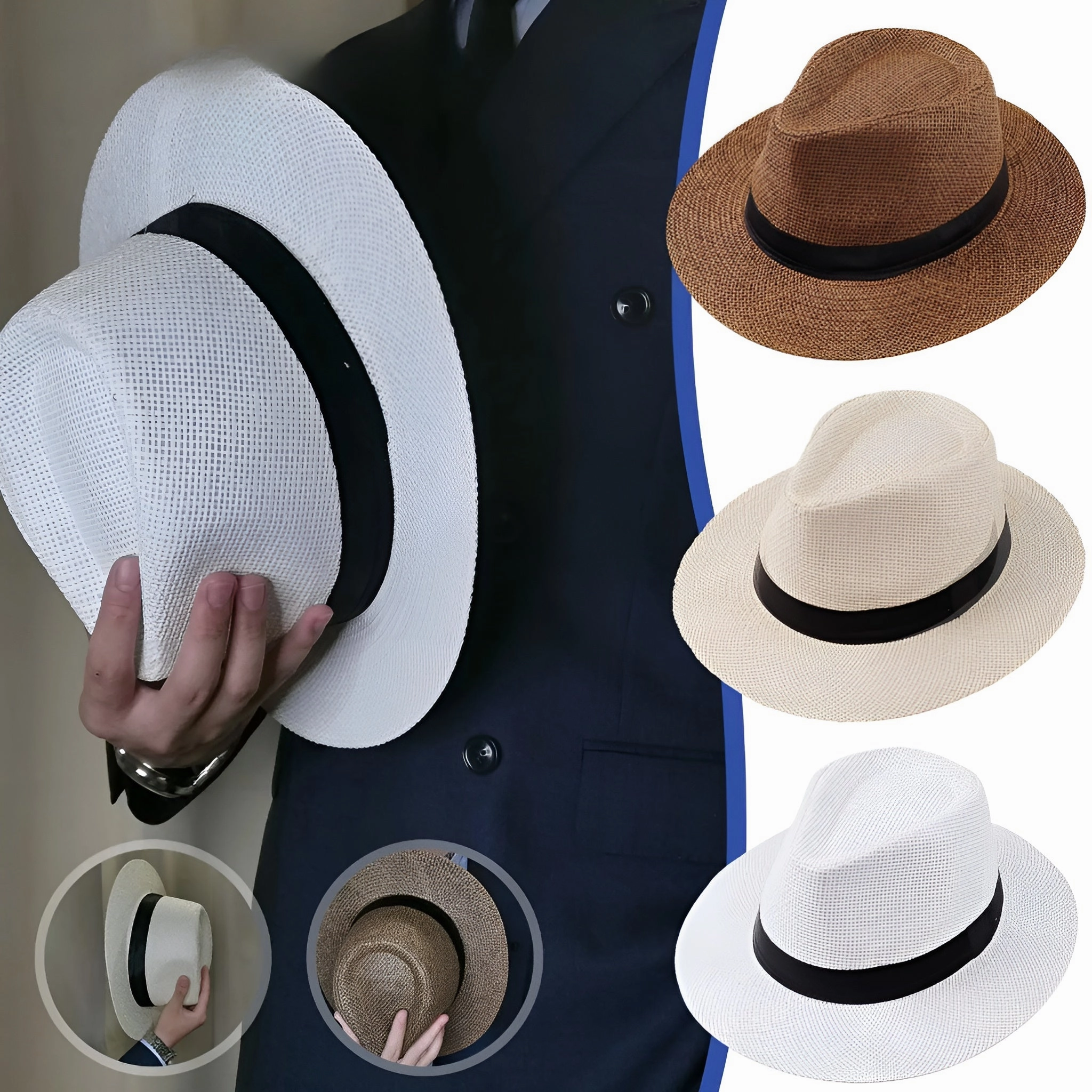 Chapeau Panama Homme Classique C Elio spring-straw-hat