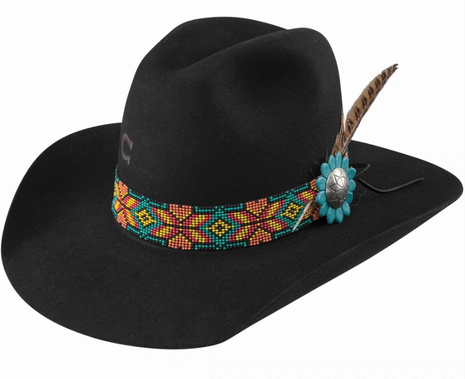 Charlie 1 Horse - Gold Digger - Black winter-felt-cap