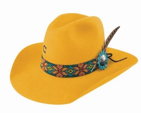 Charlie 1 Horse - Gold Digger - Yellow winter-felt-cap