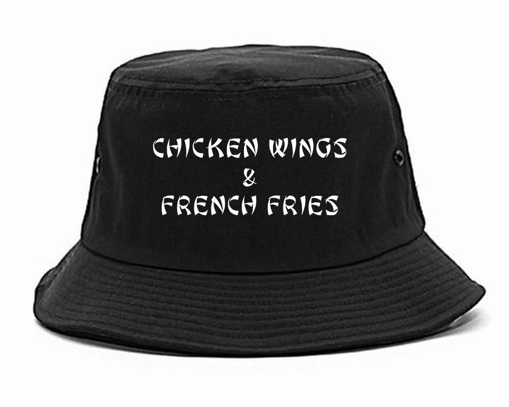 Chicken Wings And French Fries Bucket Hat