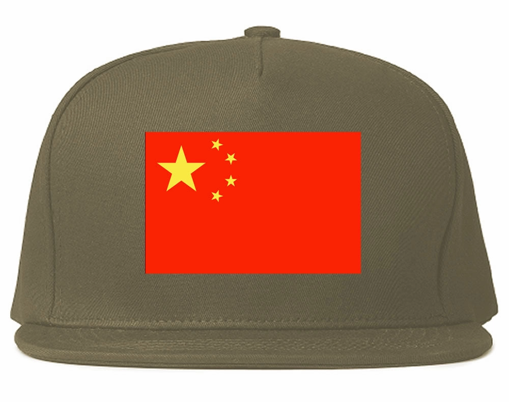 China Flag Country Printed Snapback Hat Cap