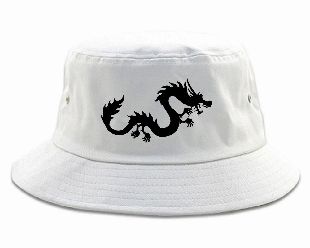 Chinese Dragon Mens Bucket Hat