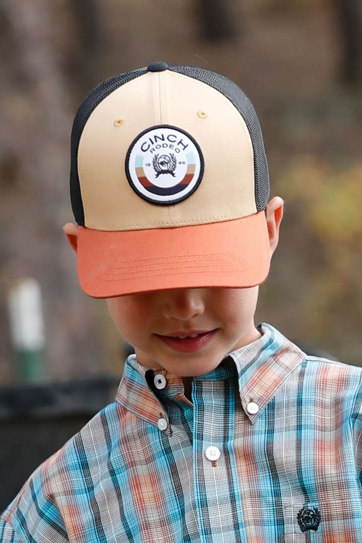 Cinch Youth Trucker Logo Patch Hat casual-baseball-cap