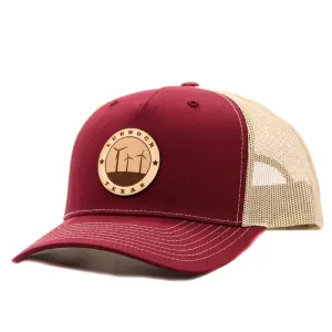 Circle Lubbock Wind Turbine Cotton Row Cap casual-baseball-cap
