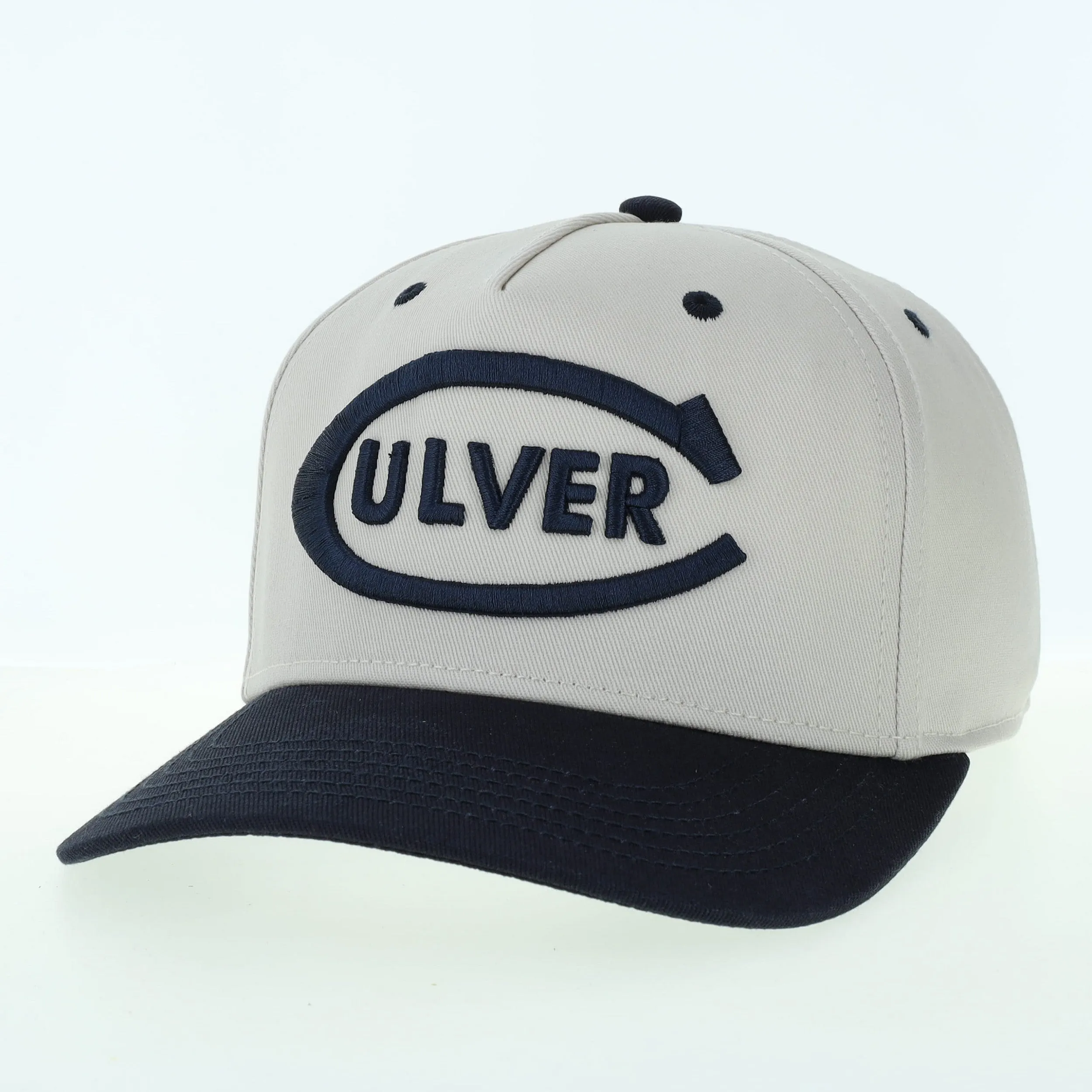 Classic Culver Heritage Twill Hat - Stone / Navy casual-dad-hat