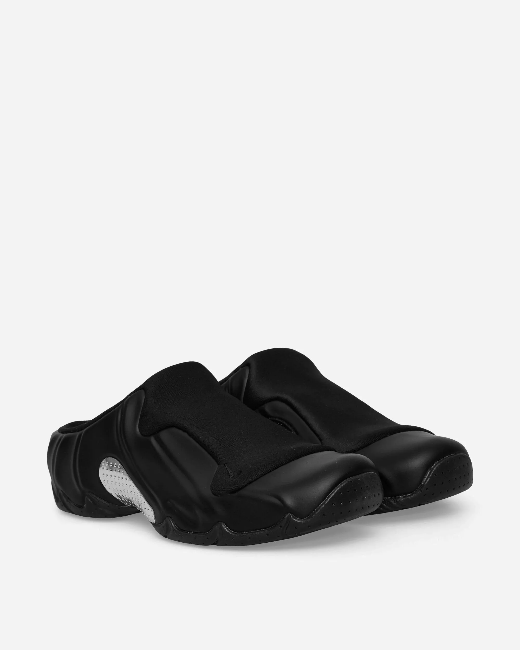 Clogposite Mules Schwarz / Metallisches Silber