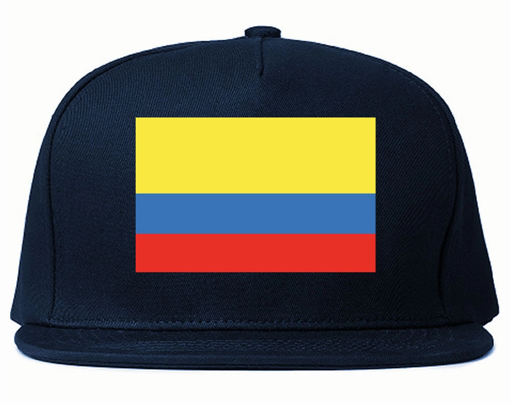 Colombia Flag Country Printed Snapback Hat Cap