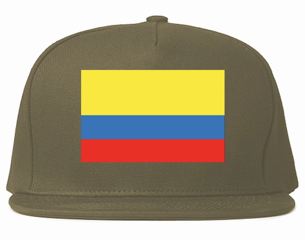 Colombia Flag Country Printed Snapback Hat Cap