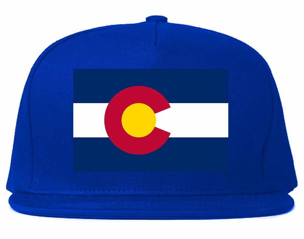 Colorado State Flag CO Chest Mens Snapback Hat